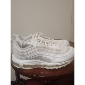 Nike Women's Air Max 97 Shoes LifeStyle Sneakers Triple White DH8016-100 SIZE 8